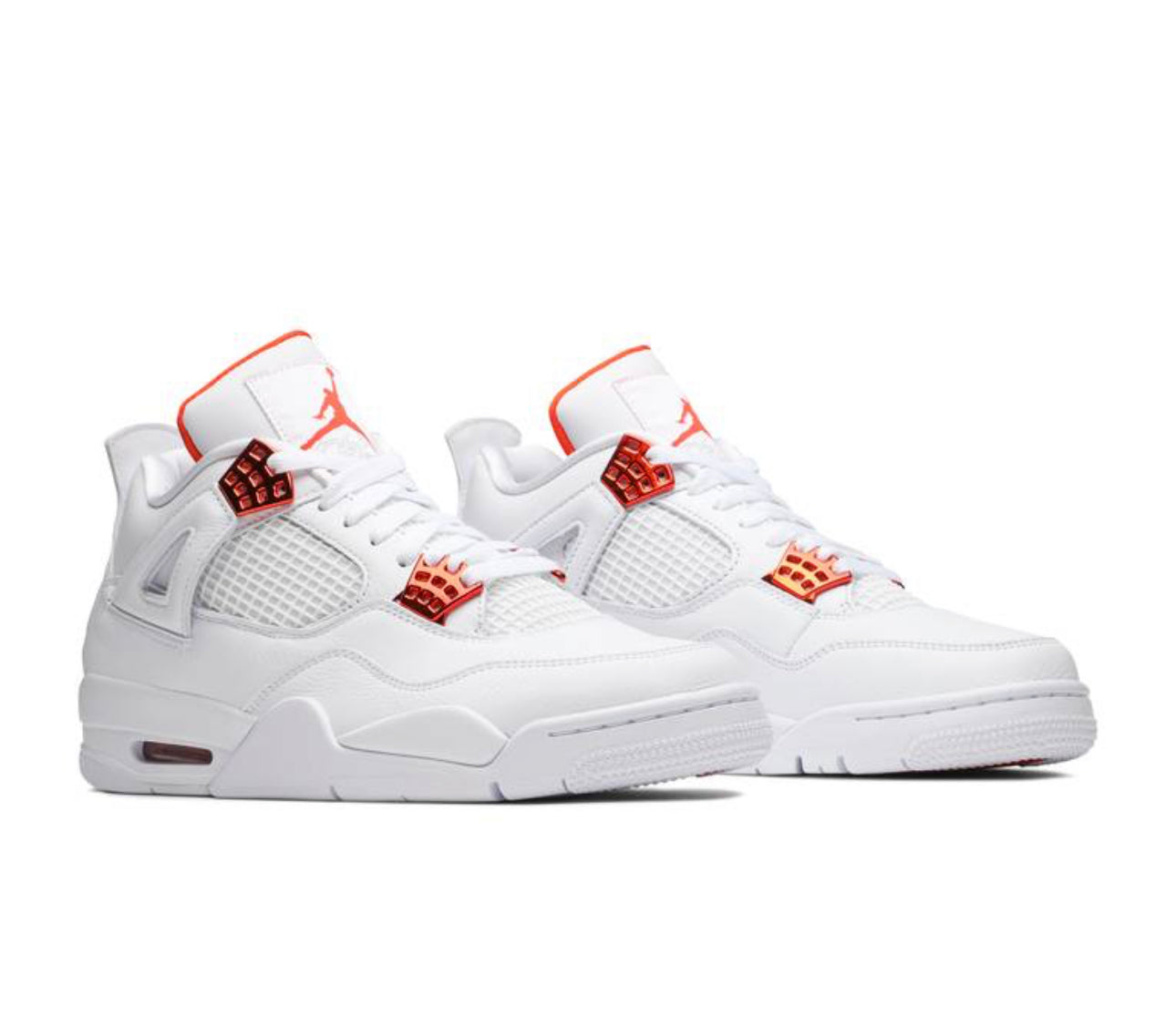 Retro 4 "Orange Metallic"