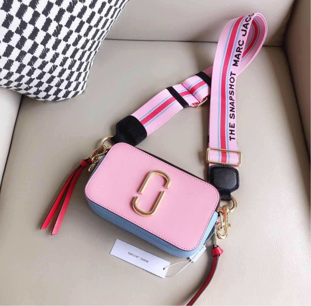 MJ Snapshot Bag “Pink/Blue/Red”