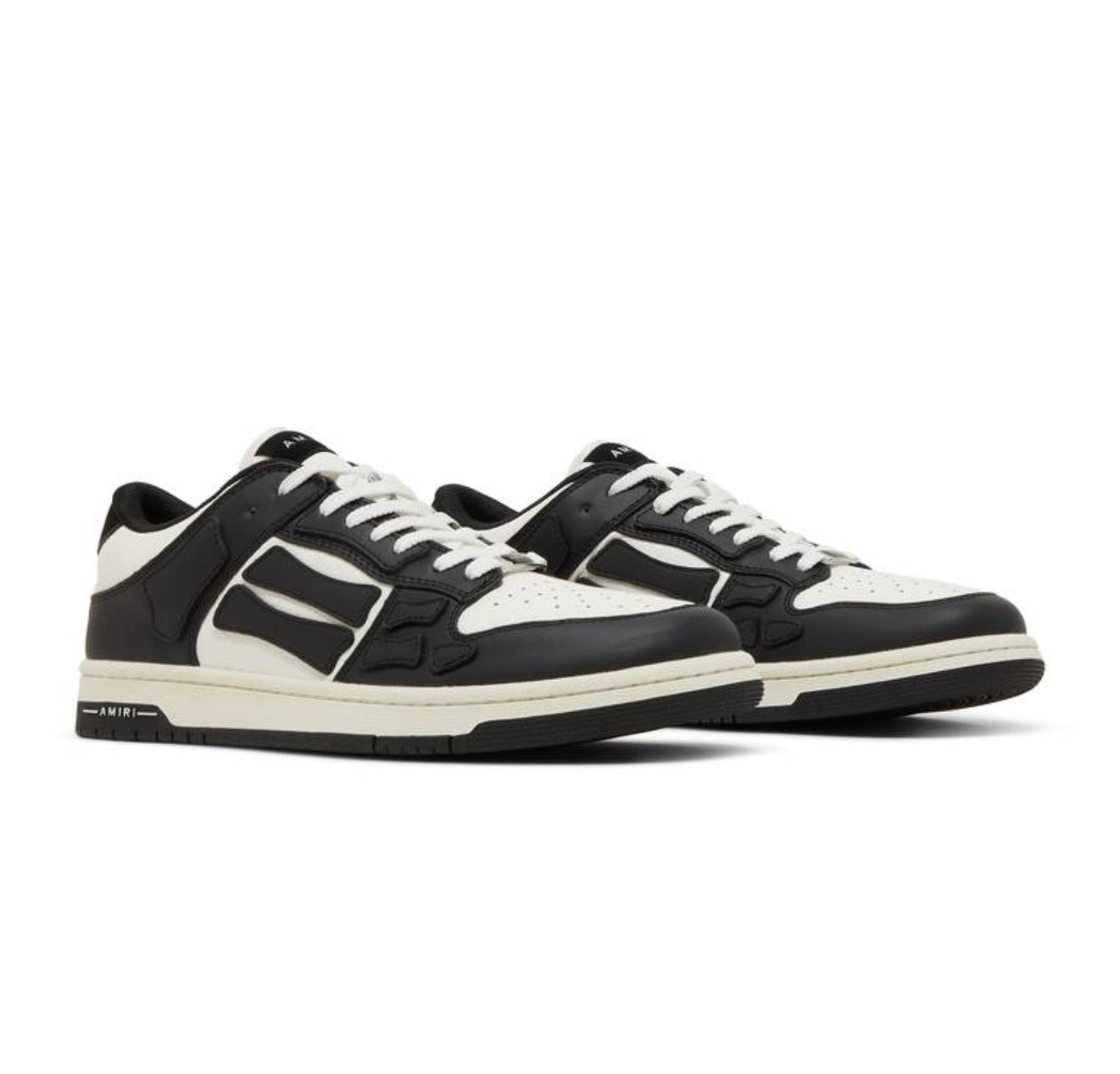 Skel Top Low "Black White"
