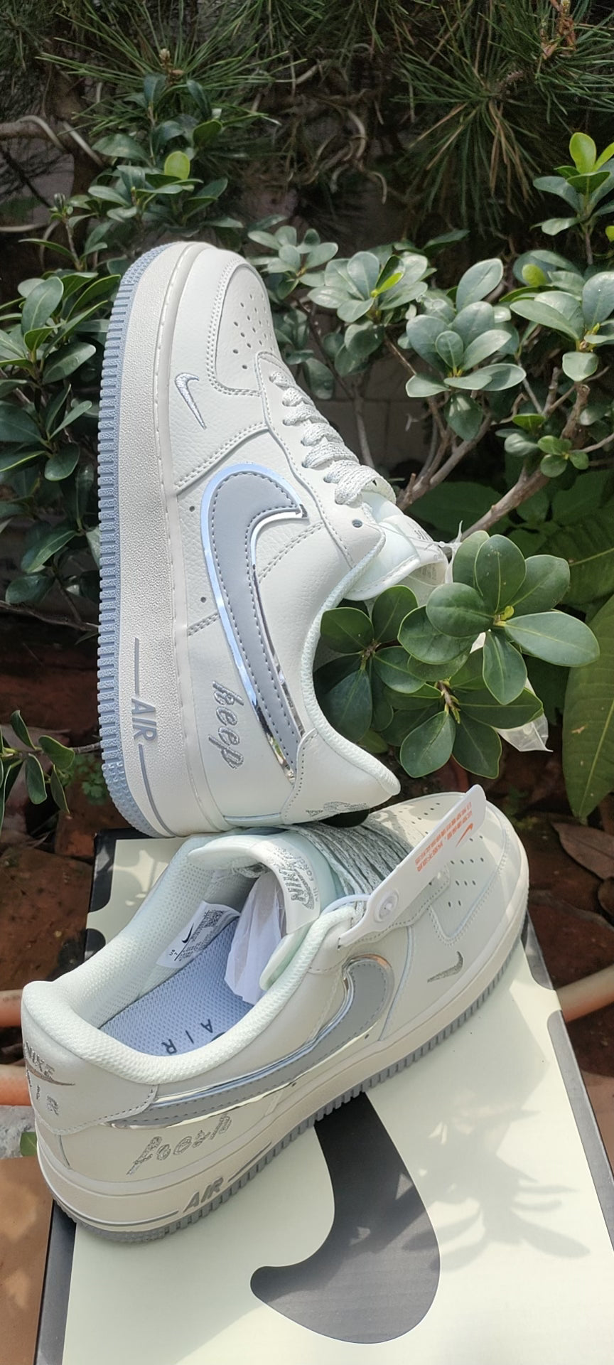 *CUSTOM* Keep Fresh x AF 1’s Grey