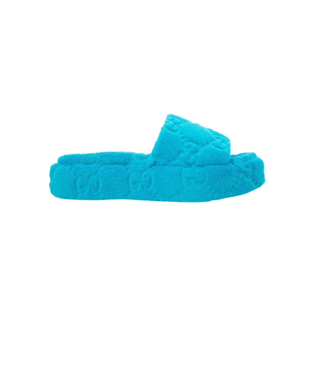 GG Platform Slide Sandal “Blue”