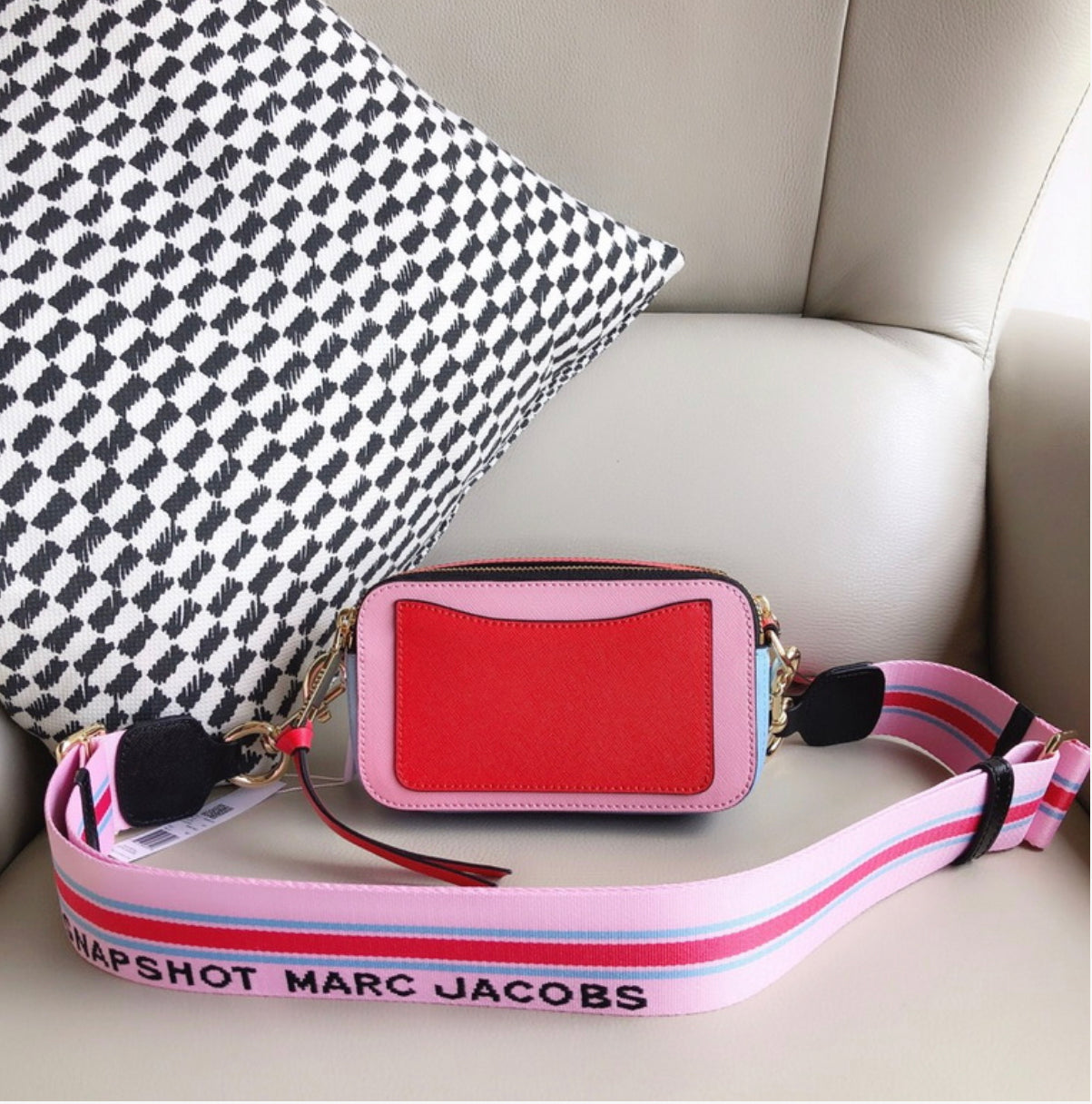 MJ Snapshot Bag “Pink/Blue/Red”