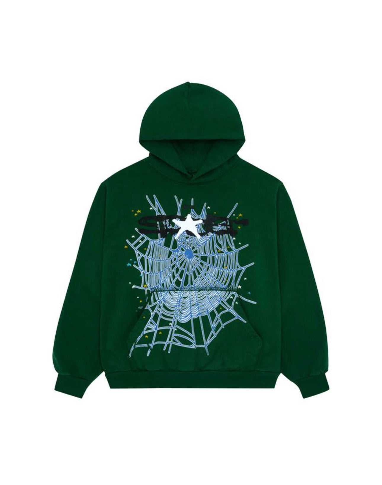 Sp5der Web Hoodie “Hunter Green”