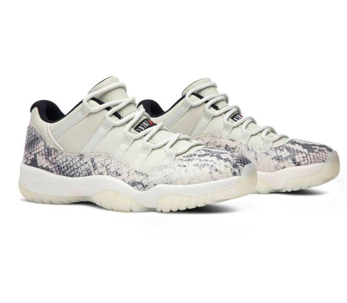 Retro 11 Low “Light Bone Snakeskin”
