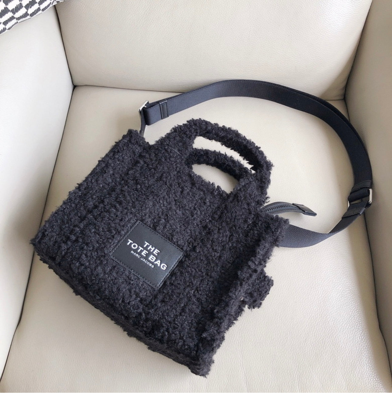 MJ Furry Tote Bag “Black”