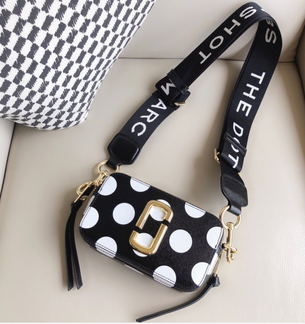 MJ Snapshot Bag “Black Polka-Dot”