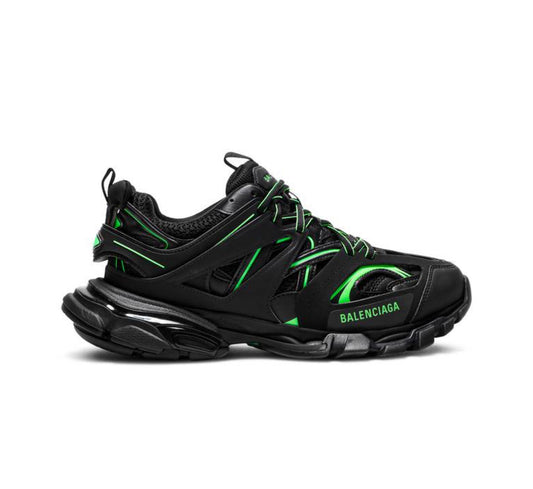 B Track Sneaker “Black Green”