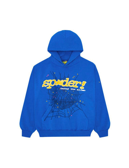 Sp5der Hoodie “TC Blue”