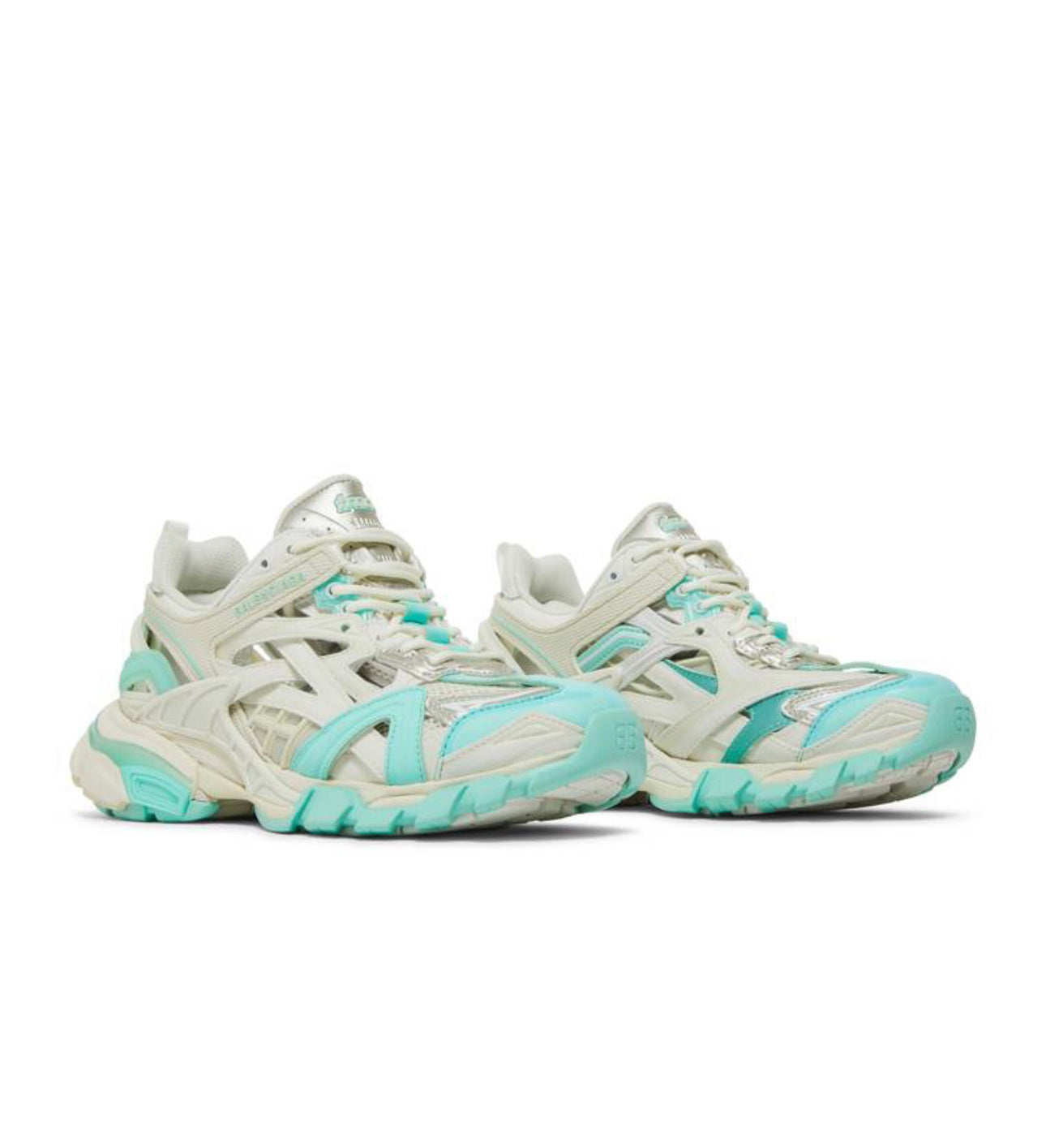 B Track.2 Sneaker “White Green”