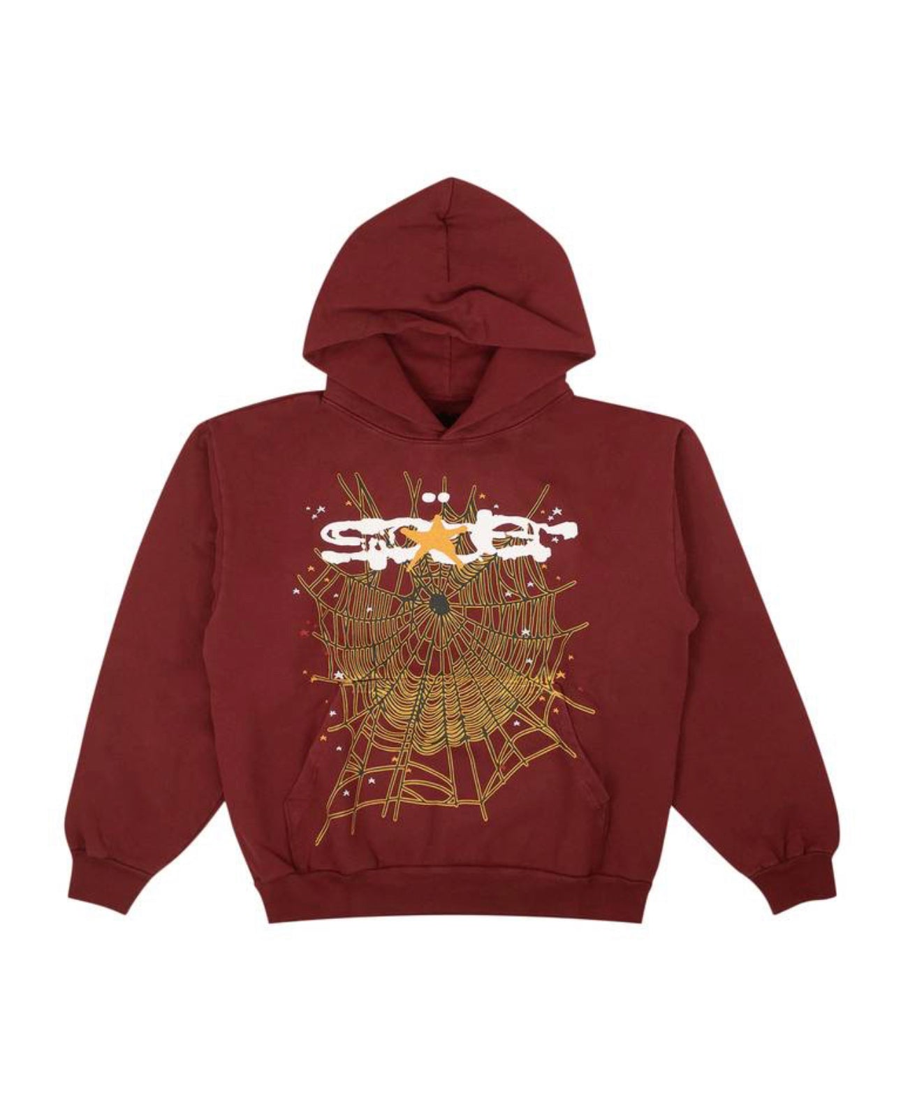Sp5der Hoodie “Maroon”