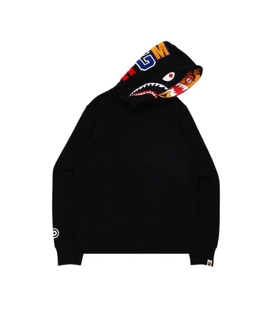 $Ape Shark x Tiger Pullover Hoodie “Navy”