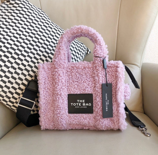 MJ Furry Tote Bag “Light Purple”