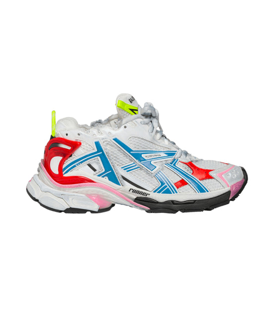 B Runner Sneaker “White Multi-Color”