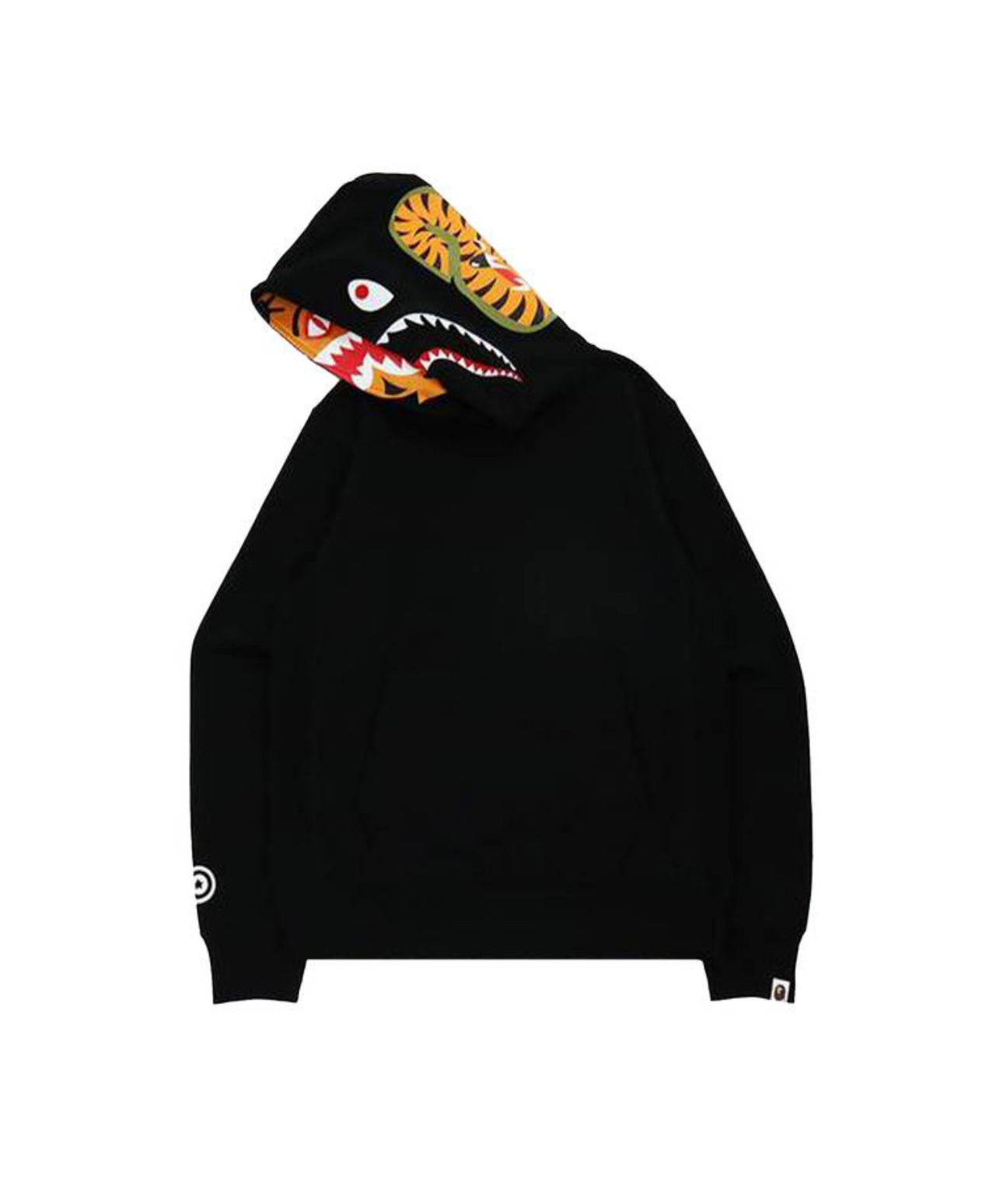 $Ape Shark x Tiger Pullover Hoodie “Navy”