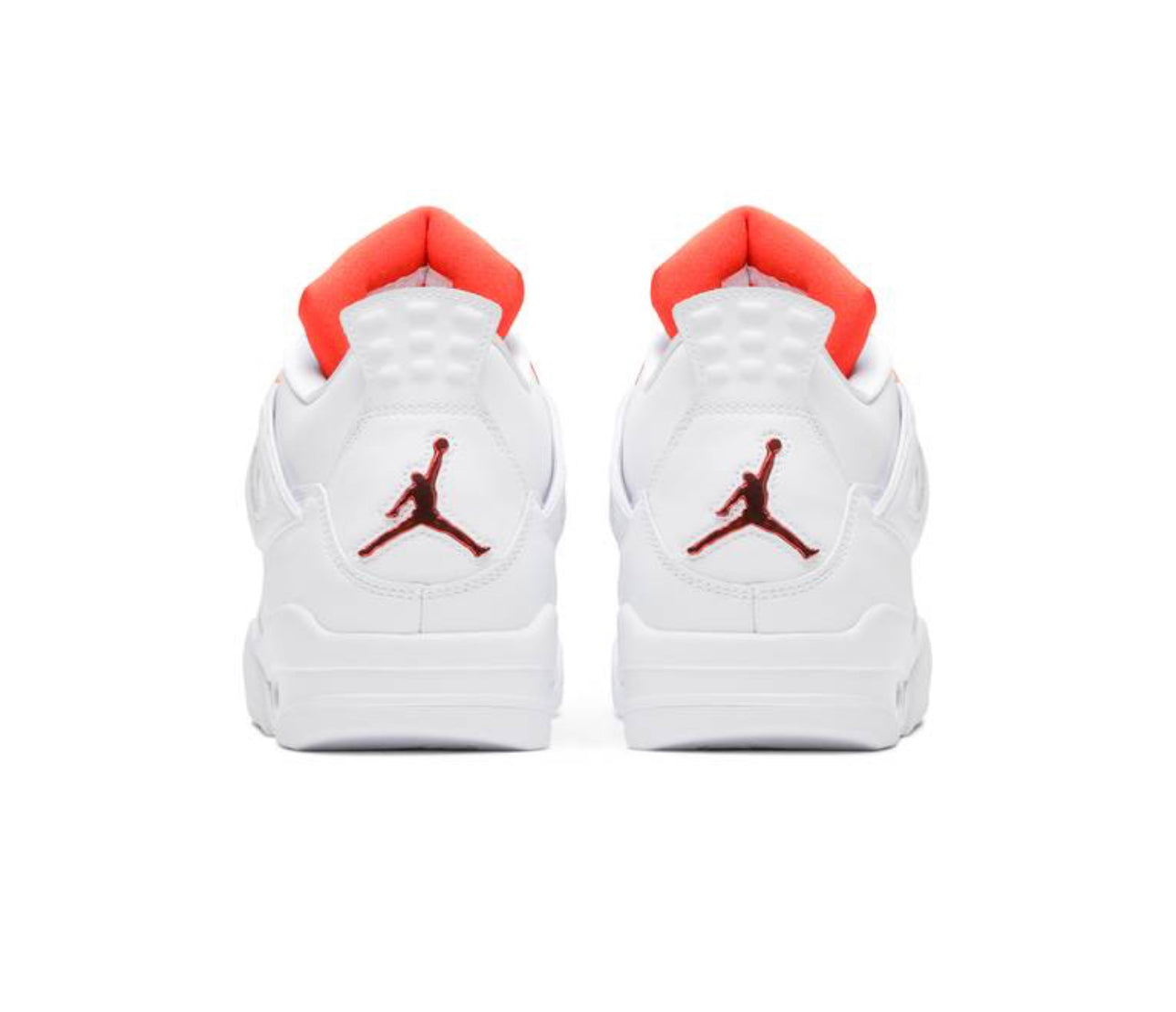 Retro 4 "Orange Metallic"