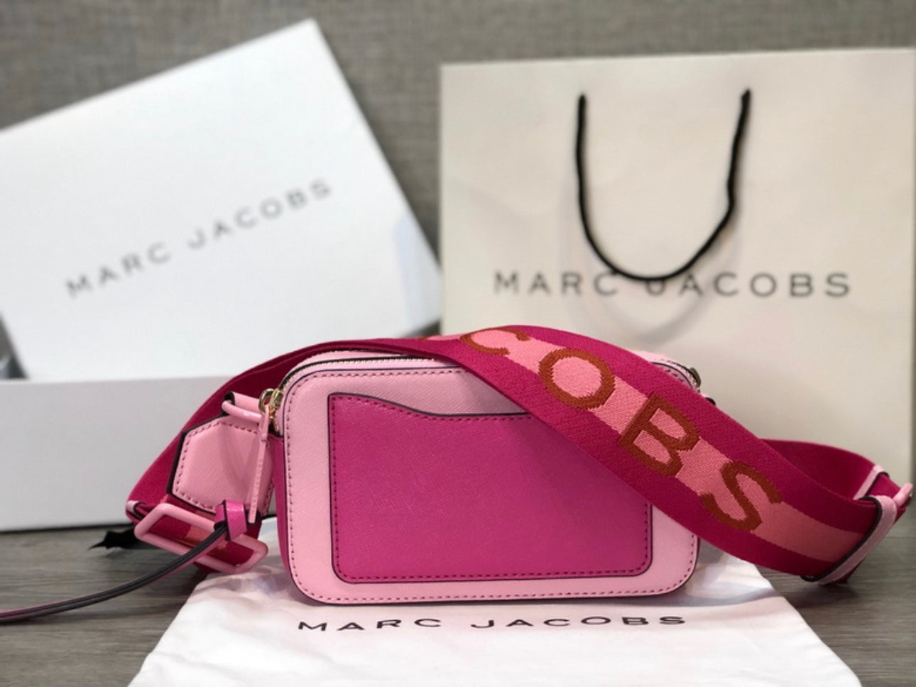 MJ Snapshot Bag “Pink/Rose Red”