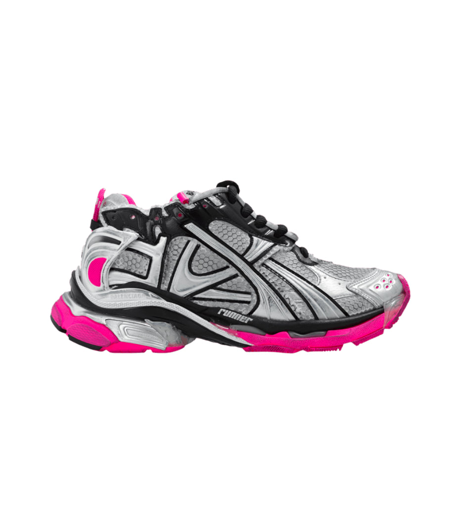 B Runner Sneaker “Worn-Out - Silver Pink”