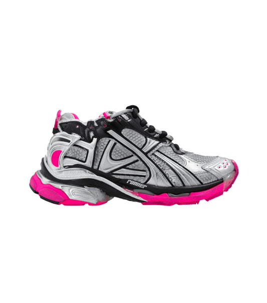 B Runner Sneaker “Worn-Out - Silver Pink”