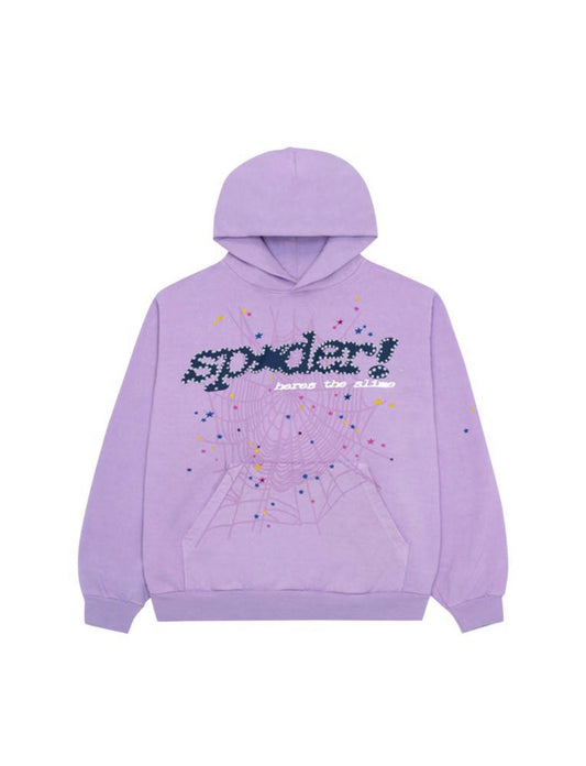 Sp5der Açaí Hoodie “Purple”