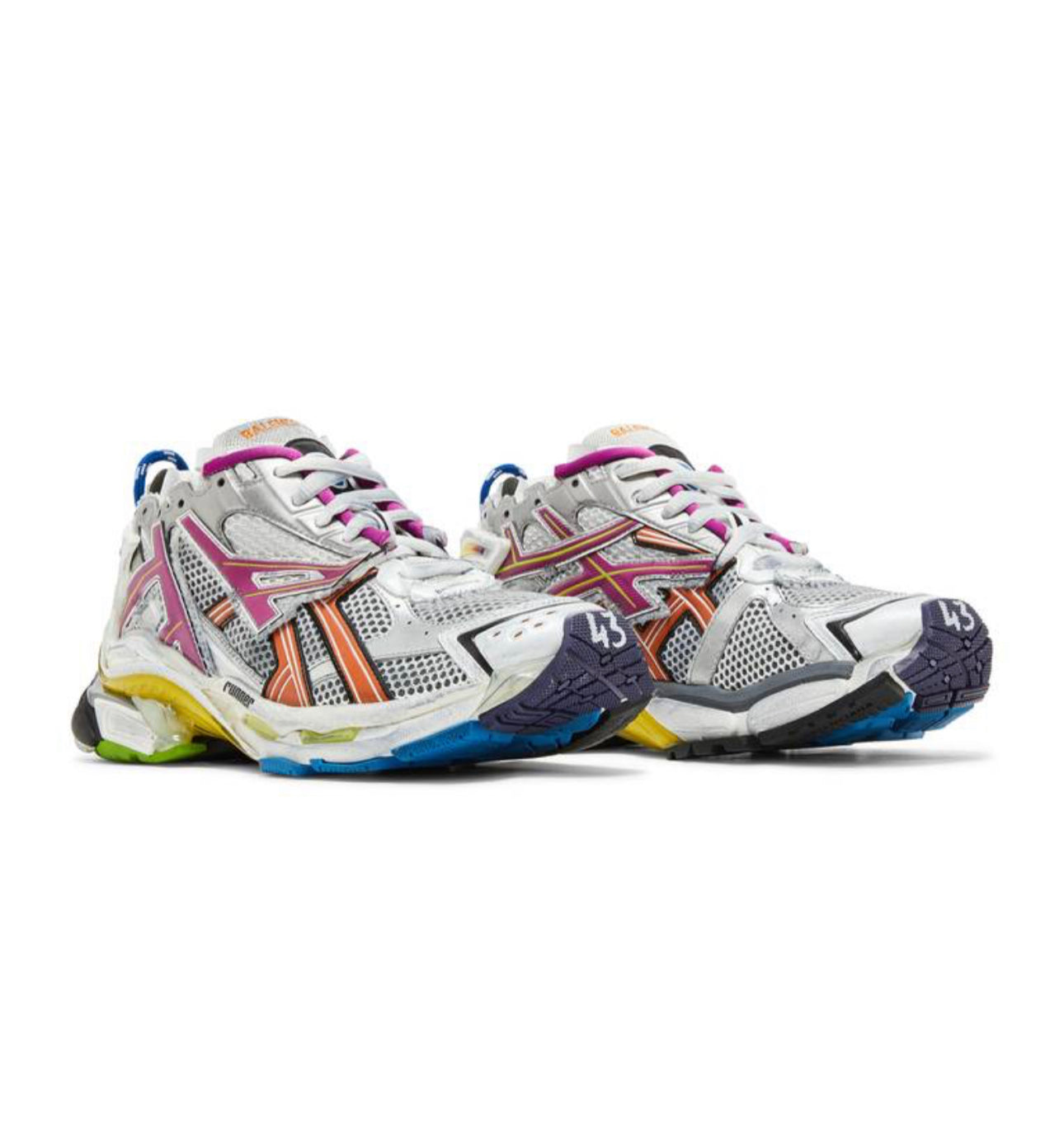 B Runner Sneaker “Grey Multi-Color”
