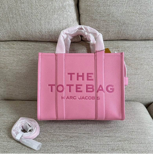 MJ Leather Tote Bag “Pink”