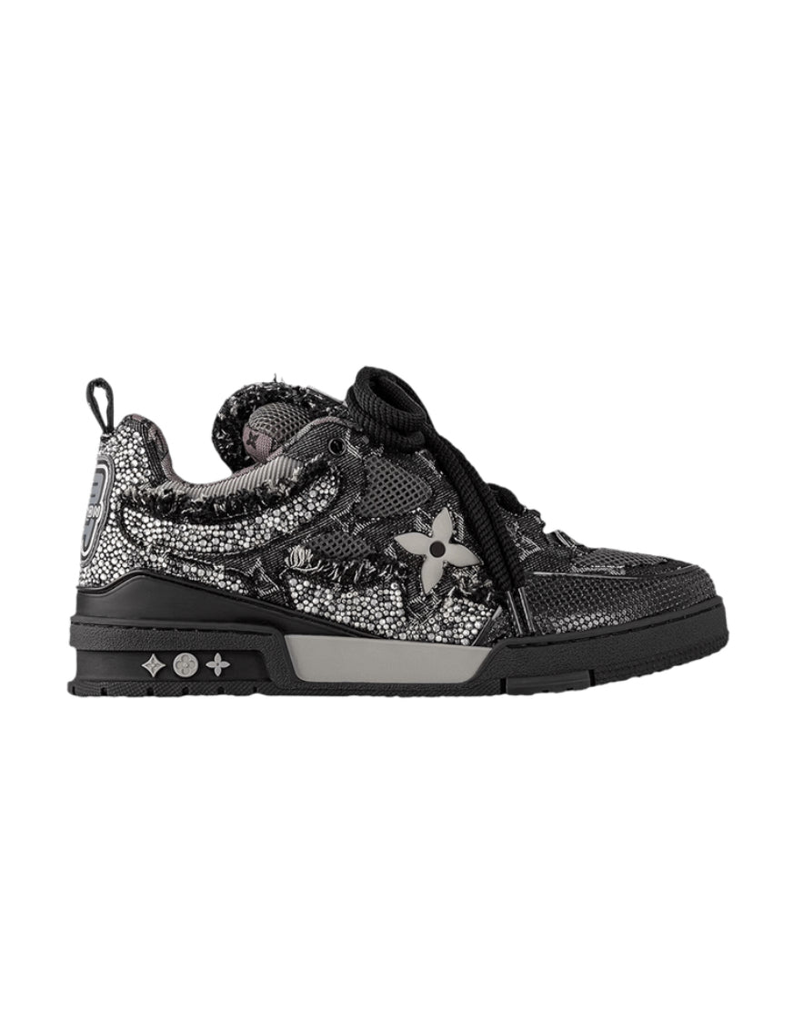 LV Skate Sneaker “Black Swarovski Monograph”