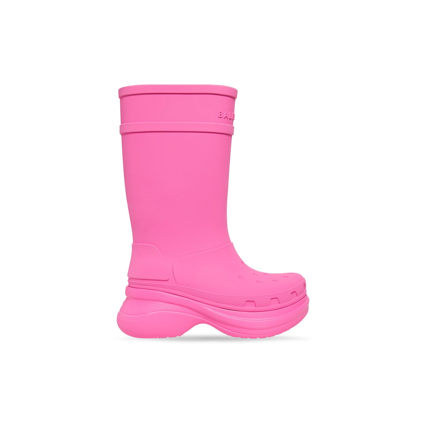 Balenci Croc Boots Pink