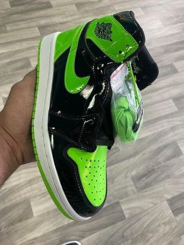 Retro 1 OG “Patent Black Green”