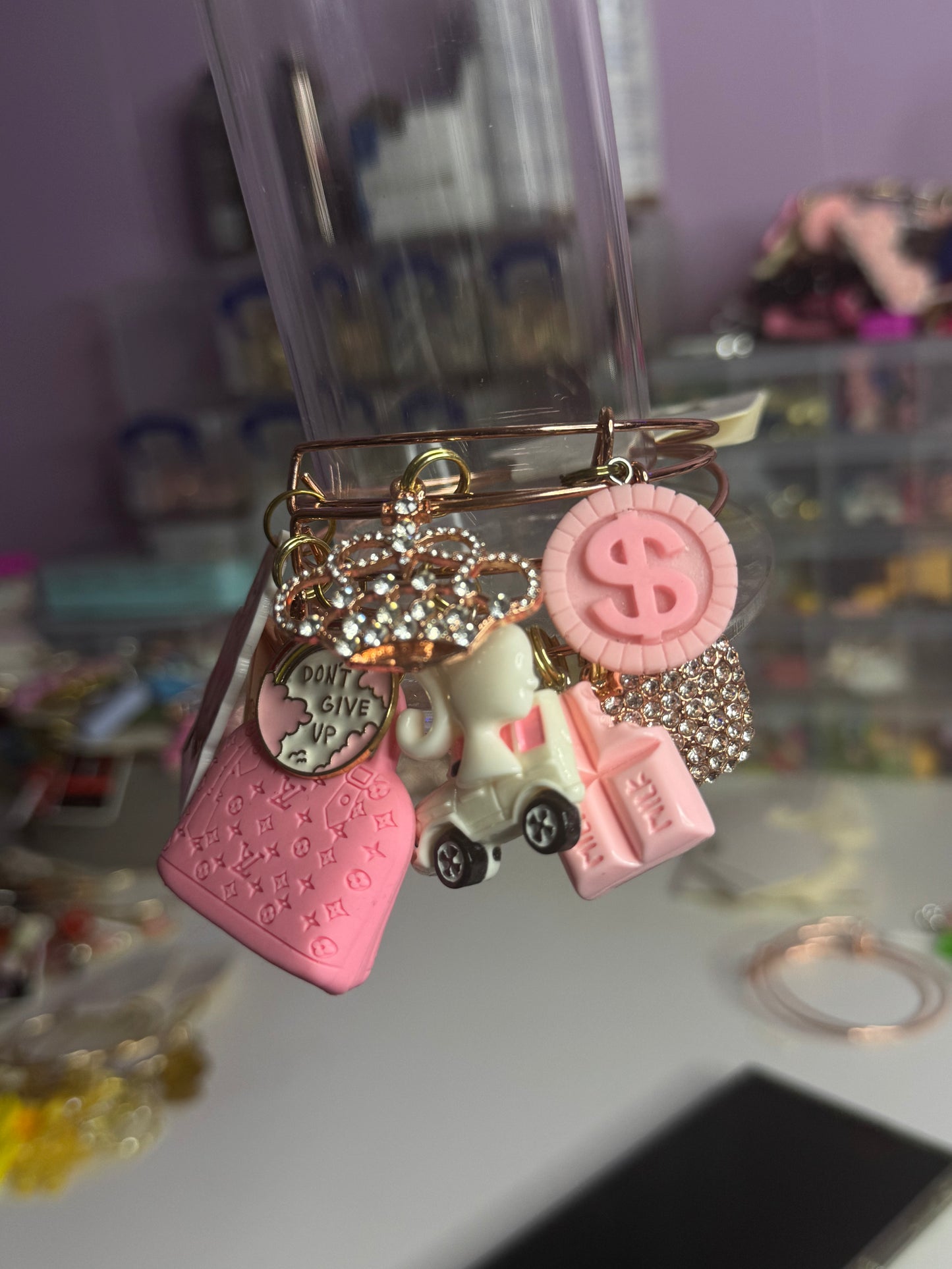 Pink Nicki Minaj Bangle Set