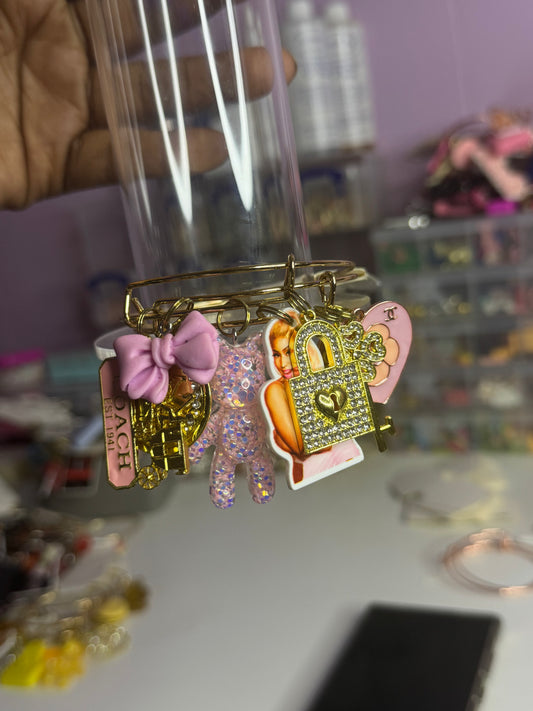 #2 Pink Nicki Minaj Bangle Set