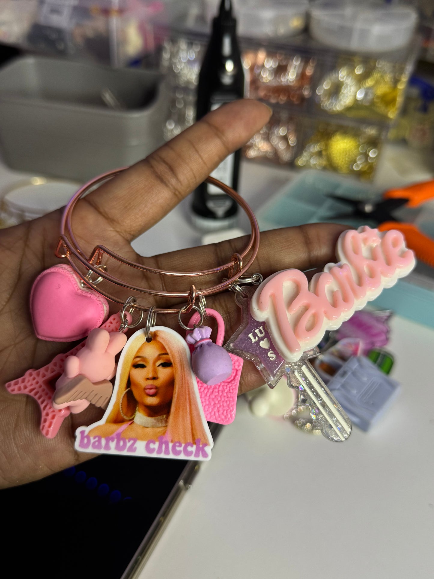 #3 Pink Nicki Minaj Bangle Set