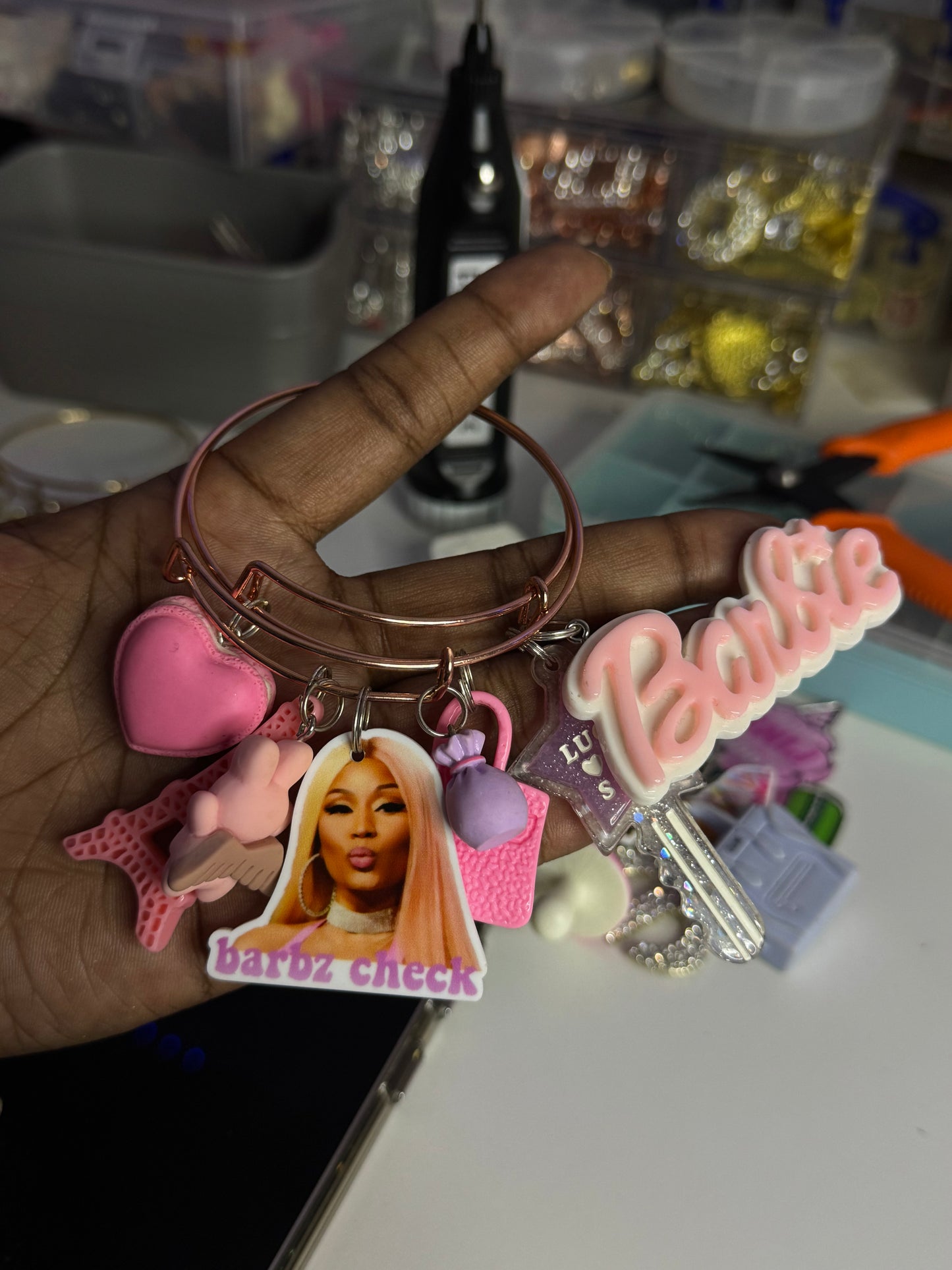 #3 Pink Nicki Minaj Bangle Set
