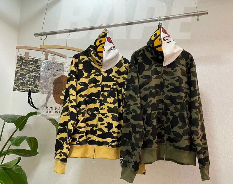 $Ape Camo Full Zip Hoodie “Hello Kitty”